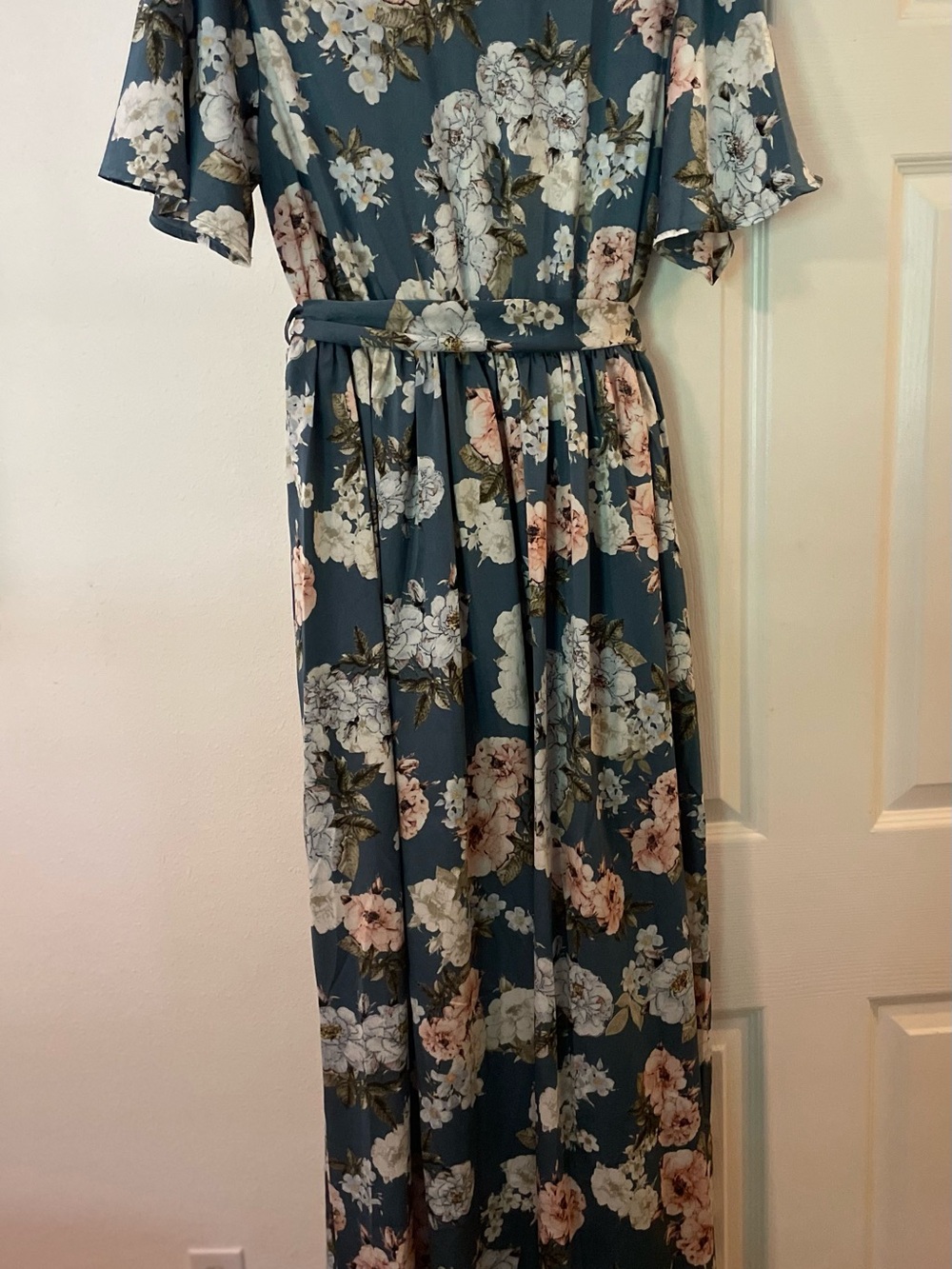 Women’s Baltic Born XL maxi blue floral dress - Picture 6 of 7